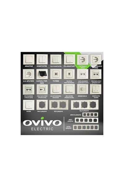 OVİVO White Key Frame