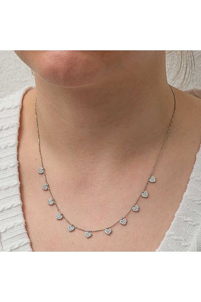 Skygo Lucky Women's Necklace - Silver Heart