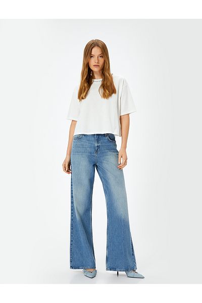 Koton Tričko s límečkem - Kumara Relational Cotton