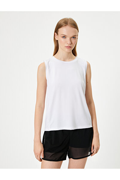 Koton Sportovní základní sportovec pohodlný střih s výstřihem