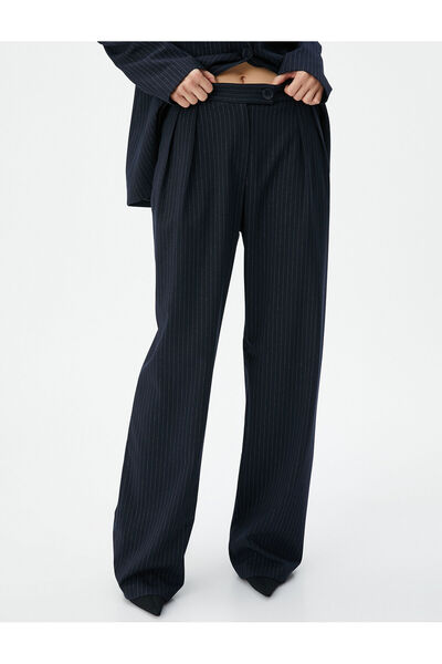 Koton Melis Ağazat X Koton - Kumaş Palazzo Pantolon