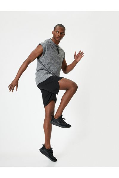Koton Sportshorts – Schnürung in der Taille und Taschendetail