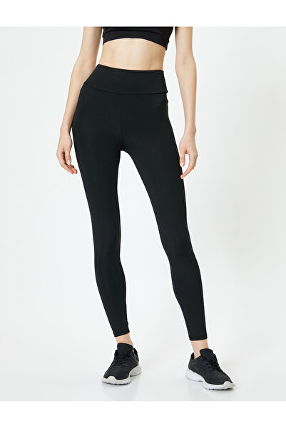 Koton Αθλητικό κολάν ψηλόμεσο με εμπριμέ αντιολισθητική λεπτή εφαρμογή