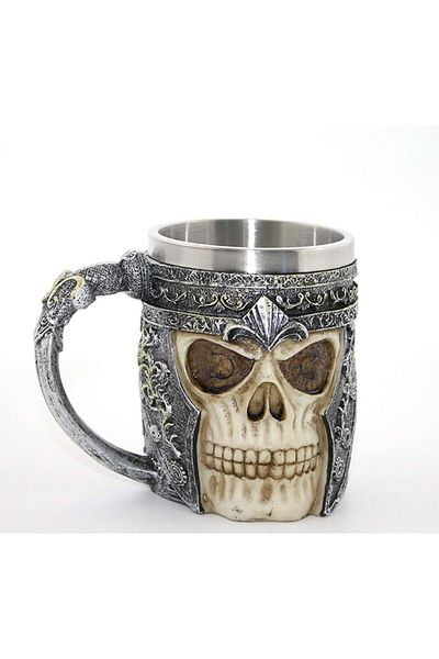 Skygo Stainless Steel Knight Mug Cup
