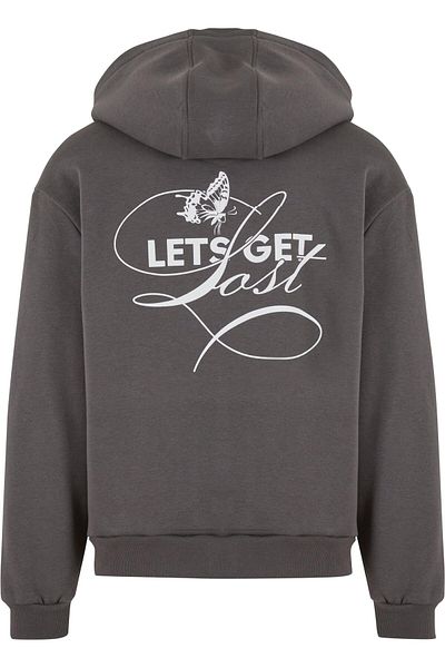 Upscale by Mister Tee Let‘s Get Lost Fluffy Zip Hoody