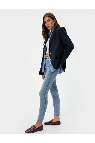 Koton Stretch-Jeans mit schmalem Bein und hoher Taille - Carmen Skinny Jeans