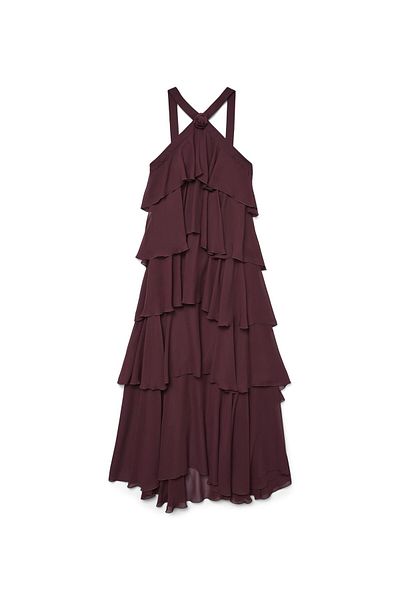 Vero Moda Parti-Kleid VMFELICIA Langes Kleid