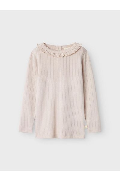 Lil' Atelier Oberteil mit langen Ärmeln Slim Fit