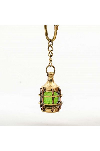 Skygo Brass Gas Lamp Design Keychain