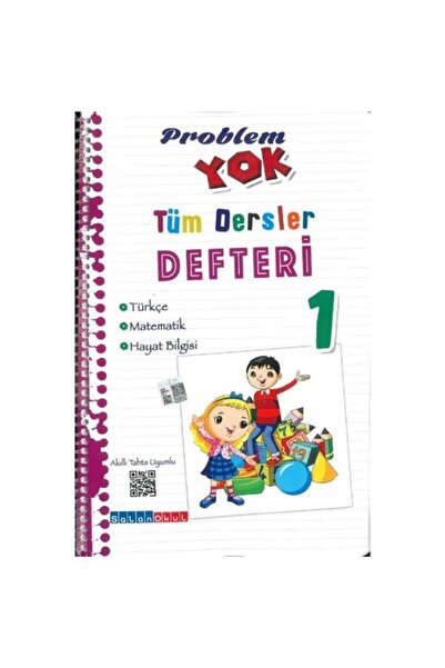 Salan Yayınları Okul Problem Yok 1.sınıf Tüm Dersler Defteri