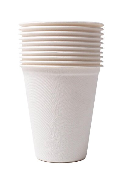 Roll-Up Back to Nature Ecological Natural Paperboard Cup - 7oz - Pack of 10