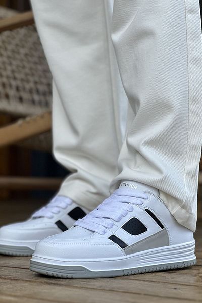 Chekich CH2410 CBT Avax Men's Sneakers WHITE/BLACK