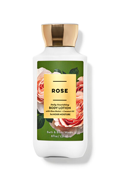 Bath & Body Works لوشن الجسم المغذي اليومي بالورد