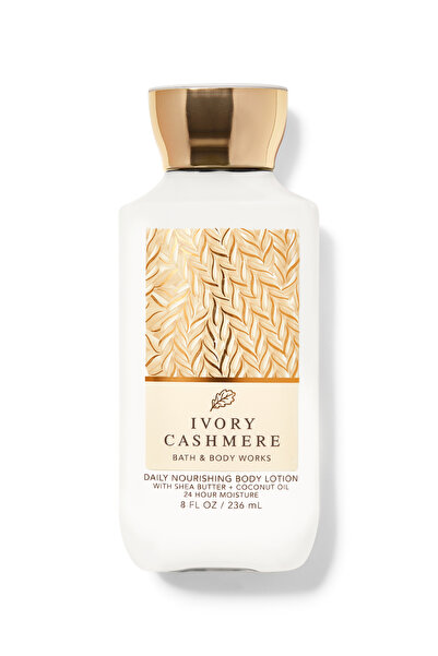 Bath & Body Works لوشن الجسم المغذي اليومي من آيفوري كاشمير