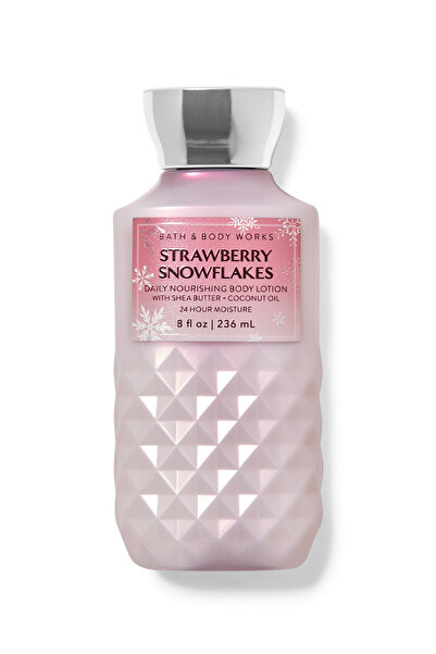 Bath & Body Works لوشن مغذي للجسم برائحة الفراولة والثلج