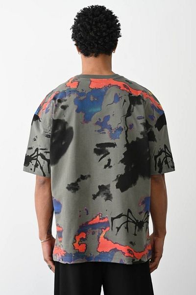 CreativeStyle Ανδρικό μπλουζάκι Oversize Smo-Qe με στάμπα ειδικού σχεδίου