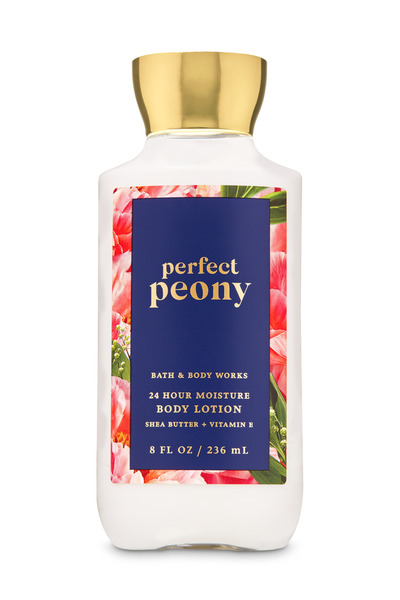Bath & Body Works لوشن الجسم فائق النعومة برائحة الفاوانيا المثالية