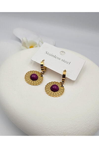 m mavi deniz accesories أقراط متدلية من الفولاذ