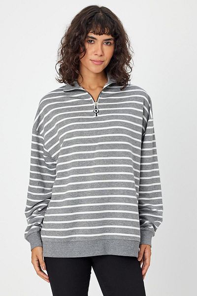 ALEXANDERGARDI TRIUC OVERSIZE CU DUNGI GULER VERTICAL CU FERMOARE (UNI-00247)