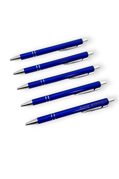 SürLaz Öğretmenler Günü Hediyesi Eko 5'li Isme Özel Tükenmez Kalem Seti(KUTUS...