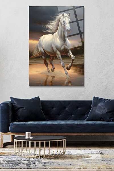 HMDS CONCEPT Beyaz At Cam Tablo 54