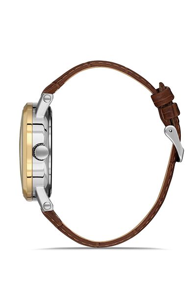 Romanson Roman Numeral Leather Cord Men's Wristwatch