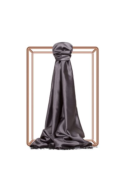 ipekevi Smoked Double Sided Silk Shawl 927