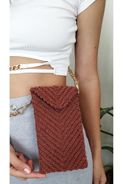 Arora El örgüsü telefon çantası