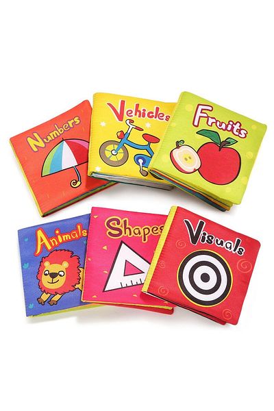 Bebeluc Set de 6 carticele fosnitoare