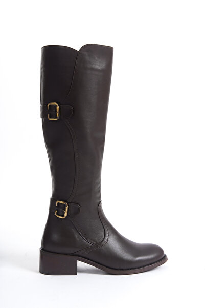 Elile Shoes Hakiki Deri Kışlık Kadın Çizme 33-34-35-41-42-43-44-45 Numara