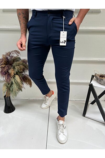 Generic Brand Men's Slimfit Cut Lycra Comfortable Fabric Trousers