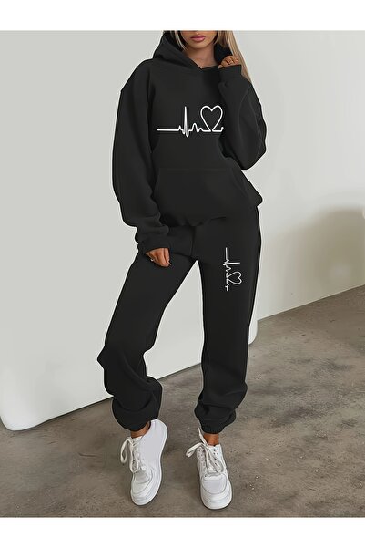 MODAVİBE Σετ φόρμας ZBK Fashion Crew Neck Casual - Κομψό και άνετο casual ντύ...