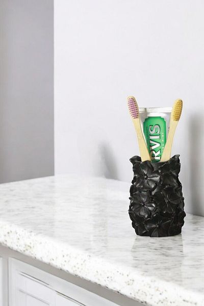 Evene Toothbrush Holder Toothbrush Holder Toothbrush Stand Toothbrush Holder Black Model 16