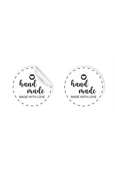 anka design 48 Pieces of Art Stickers - Packaging and Shipping Labels (4X4Cm) - Hand Made - 03