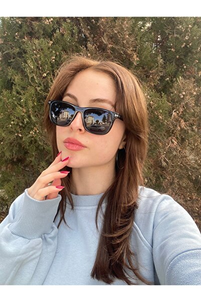 LUNOX Vista Black Polarized Unisex Sunglasses