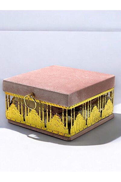 İPEK NEŞRİYAT İPEK HEDİYELİK Set cadou special în cutie - Motiv Cami, Coranul Sufuzat și Rozariul de perle