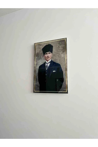 Glass Decoratıon Γυάλινη ζωγραφική Ataturk 34