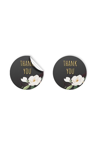 anka design 48 Pieces of Art Stickers and Cargo Labels - Thank You - 02