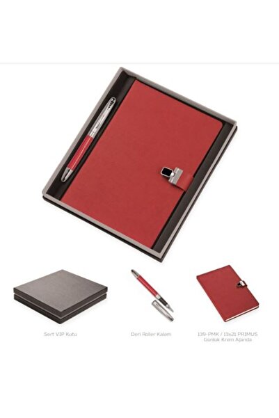 Gıpta GIPTA 2025 PRIMUS 13x21 AJANDA+ ROLLER KALEM VIP SETI KUTULU