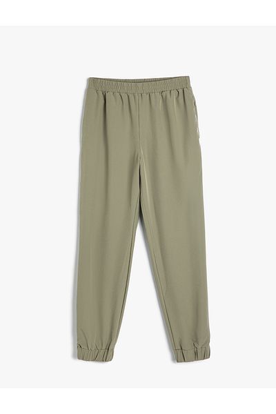Koton Αθλητικά Jogger Sweatpants - με φερμουάρ, τσέπες και ελαστική μέση