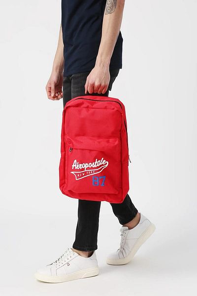 Aeropostale Kırmızı Sırt Çantası – Canlı Ve Dayanıklı, Geniş Hacimli Günlük Kullanım
