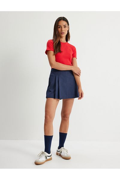 Koton Basic T-Shirt Crew Neck Short Sleeve Cotton Slim Fit