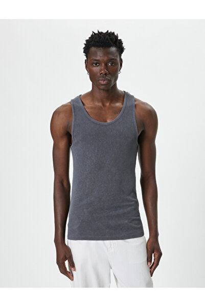 Koton Crew Neck Cotton Slim Fit Athlete