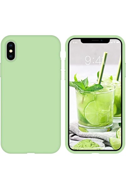 izzytech غطاء حماية من السيليكون المخملي المتوافق مع هاتف Iphone X/xs