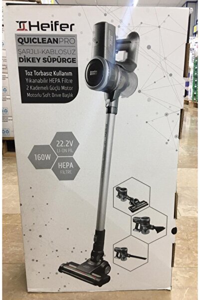 Empressco Kablosuz Dikey Şarjlı Süpürge, 22.2V, Turkuaz Renk