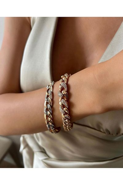 İNN JEWELLERY Xuping Bracelet Anti-Tarnish Antiallergic Gourmet Figured (2 Years Importor Warranty)
