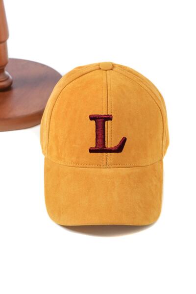 ŞapkaMania Șapcă din piele intoarsa cu litere în relief