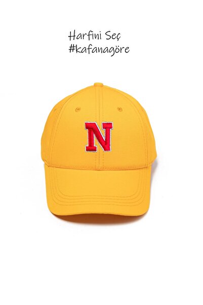 ŞapkaMania Șapcă de baseball N - College Font Letter Basic