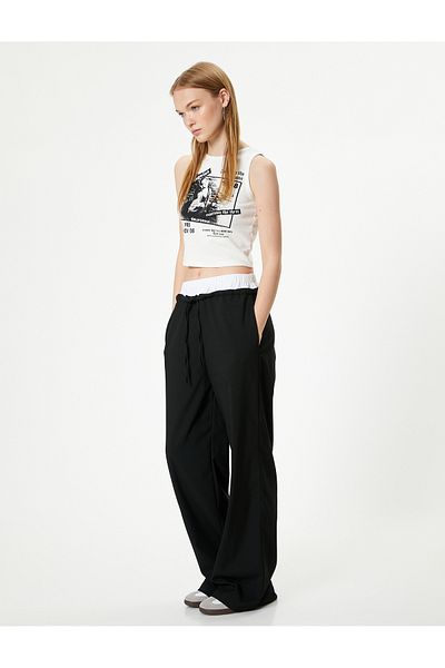 Koton Crew Neck Music Themed Printed Athlete