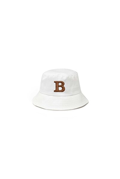 ŞapkaMania Letter B Bucket Hat